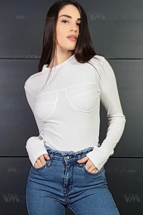 Womens long sleeve bodysuit