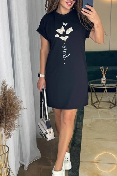 Rochie de dama cu maneca scurta