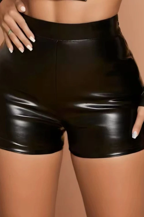 Dámské krátké kalhoty s vysokým pasem