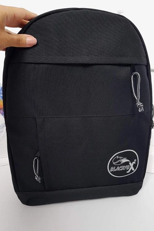 Textile school backpack