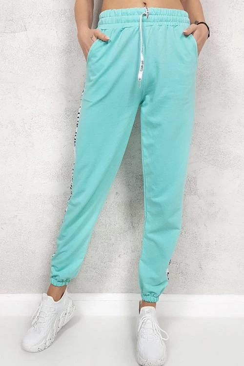 Womens sports pants with lettering