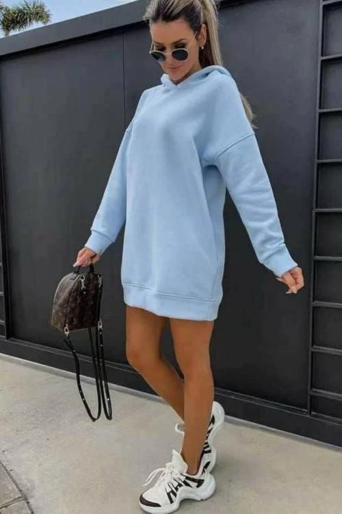 Ladies dress with long sleeves