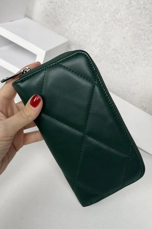 Women's wallet with a zipper