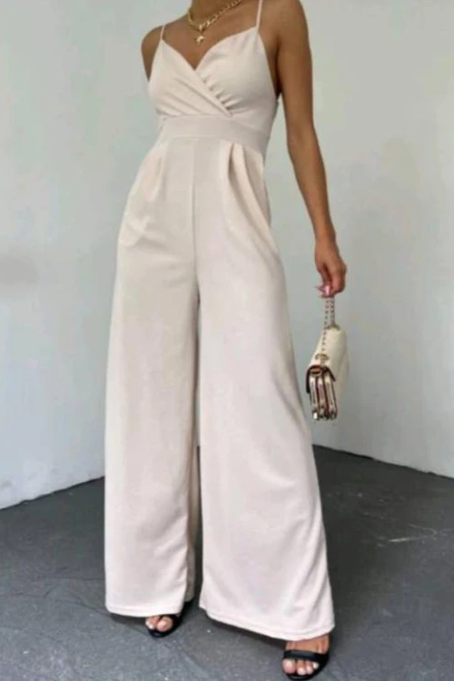 Women's jumpsuit with straps