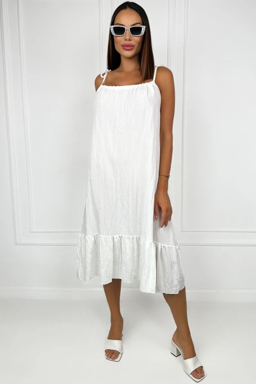 Women's summer dress with straps