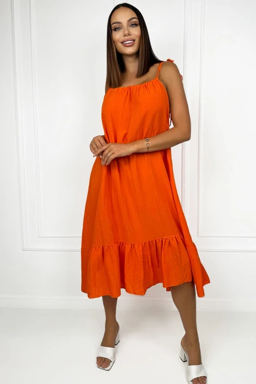 Women's summer dress with straps