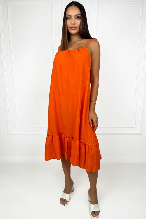 Women's summer dress with straps