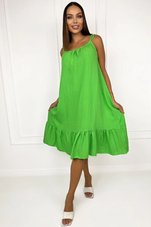 Women's summer dress with straps