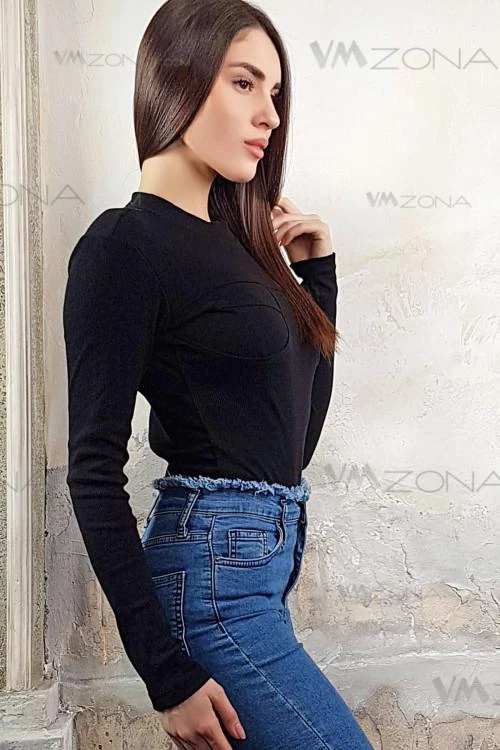 Womens long sleeve bodysuit