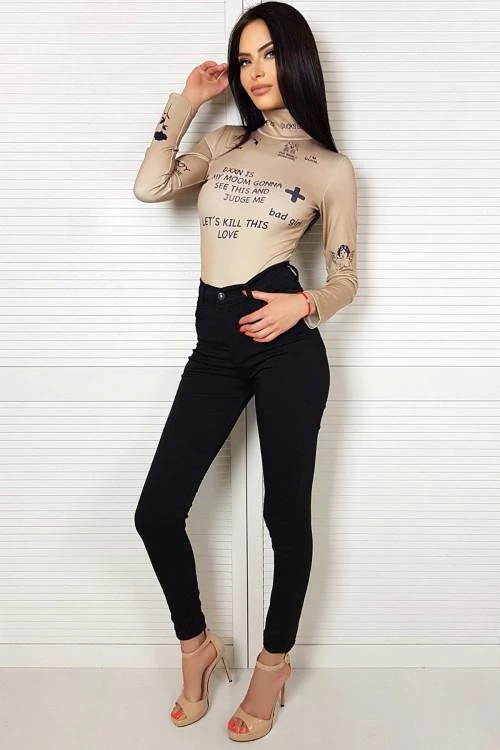 Womens long sleeve bodysuit